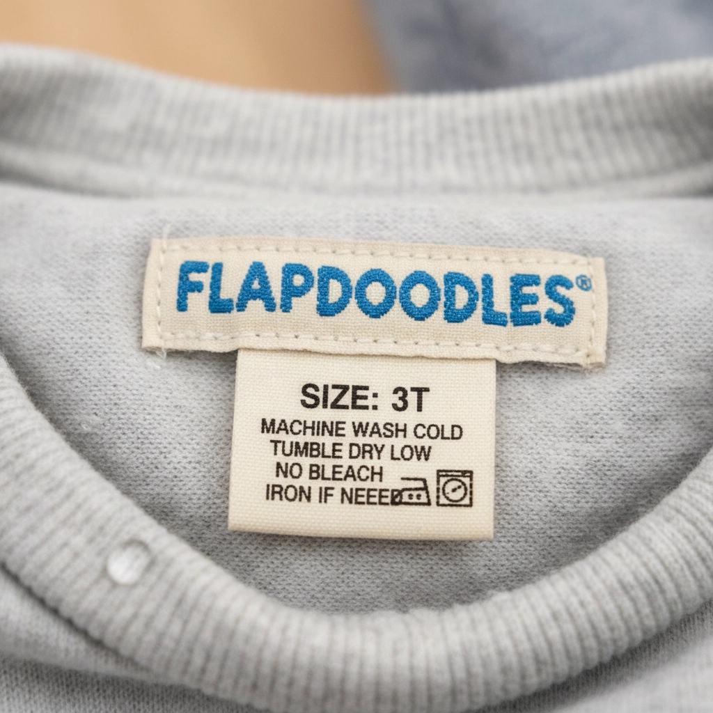 Flapdoodles garment tags