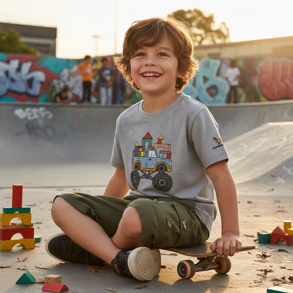 Boy in Flapdoodles set